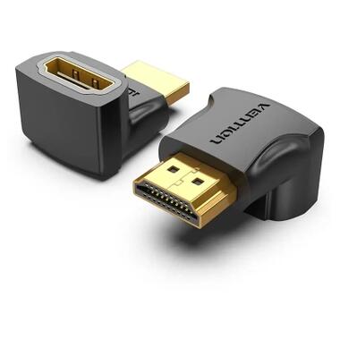 Переходник HDMI F to HDMI M 270° 4K 60Hz PVC Vention (AINB0) фото №1