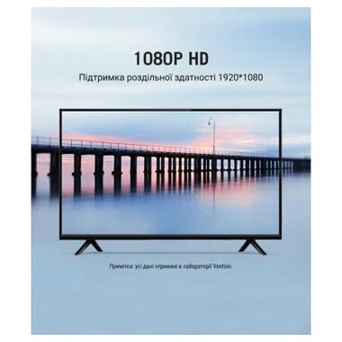 Переходник HDMI M to VGA F 1080P 60Hz 3,5mm Audio Vention (AIDB0) фото №4