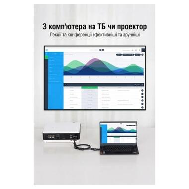 Переходник HDMI M to VGA F 1080P 60Hz 3,5mm Audio Vention (AIDB0) фото №5