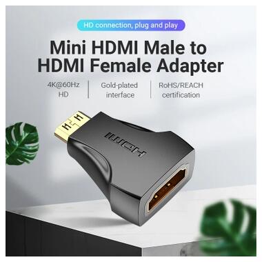 Переходник HDMI to Mini HDMI black Vention (AISB0) фото №2
