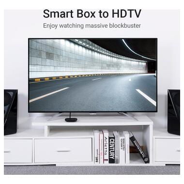 Кабель мультимедийный HDMI M to HDMI M 3.0m V2.0 4K60Hz 90° corner black Vention (AARBI) фото №9