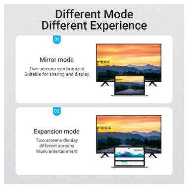 Кабель мультимедийный HDMI M to HDMI M 3.0m V2.0 4K60Hz 90° corner black Vention (AARBI) фото №11