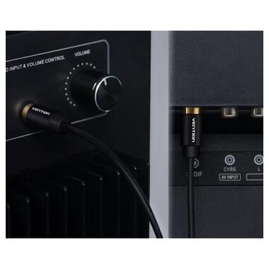 Кабель мультимедийный Vention 1xRCA M to 1xRCA M 1.0m digital black (VAB-R09-B100) фото №11