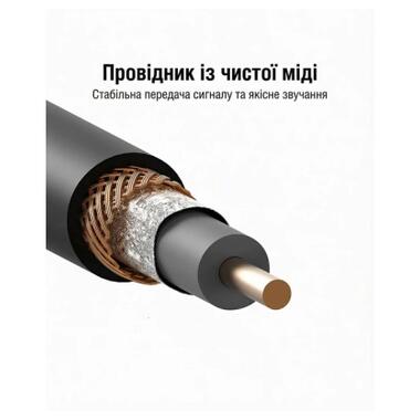 Кабель мультимедийный Vention 1xRCA M to 1xRCA M 1.0m digital black (VAB-R09-B100) фото №9