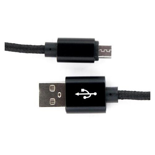 Кабель Dengos USB-microUSB 1м Black (NTK-M-MT-BLACK) фото №2