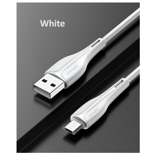 Кабель Usams US-SJ373 U38 USB Micro 2A 1m White (SJ373USB02) фото №2