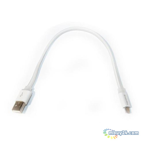 Кабель ColorWay USB - Micro USB 0.25 м White (CW-CBUM-MUM25W) фото №1
