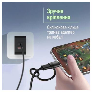 Переходник Lightning F to USB-C M black ColorWay (CW-AD-CL2) фото №10