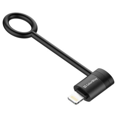 Переходник USB-C F to Lightning M black ColorWay (CW-AD-LC) фото №3