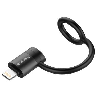 Переходник USB-C F to Lightning M black ColorWay (CW-AD-LC) фото №1