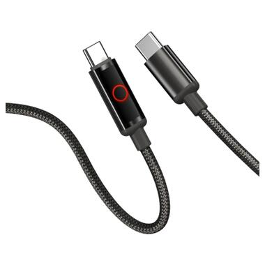 Дата кабель USB-C to USB-C 1.0m 3A PD60W black ColorWay (CW-CBPDCC103-BK) фото №3