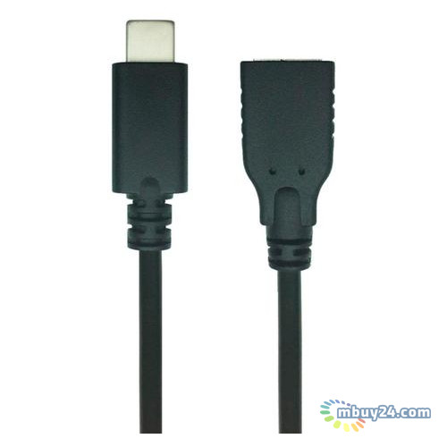 Дата кабель Real-El USB 2.0 Type C to AF 0.1 м (EL123500017) фото №1