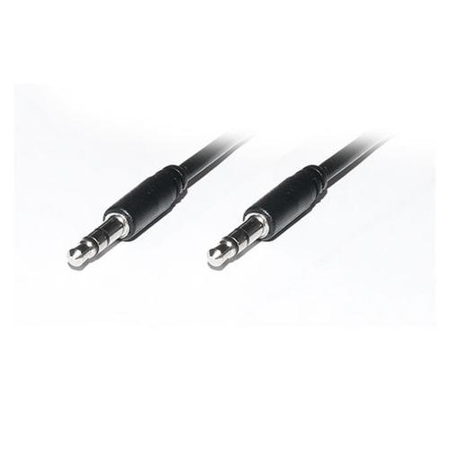 Аудіо-кабель Real-El Audio Pro mini-jack 3.5мм(M)-mini-jack 3.5мм(M) 1м Чорний (EL123500040) фото №2