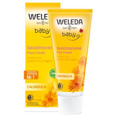 Детский крем для лица Weleda Календула 50 мл (4001638096614) фото №1