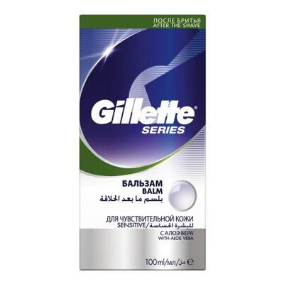 Бальзам после бритья Gillette Series Sensitive Skin для чувствительной кожи 100 мл (7702018970261) фото №1