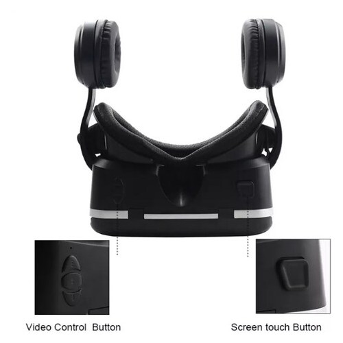 Очки виртуальной реальности Shinecon VR SC-G04E Black фото №3