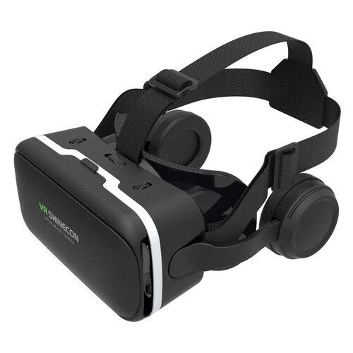 Гарнітура віртуальної реальності Shinecon SC-G04E з навушниками Чорний фото №2