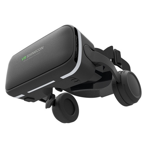 Гарнітура віртуальної реальності Shinecon SC-G04E з навушниками Чорний фото №3