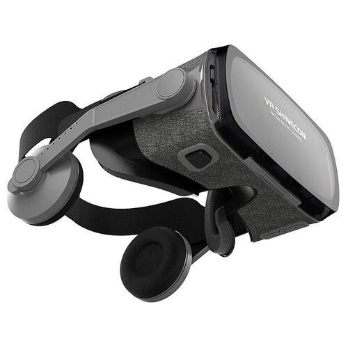 Окуляри віртуальної реальності Shinecon SC-G07E із навушниками Black/Gray фото №4