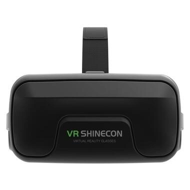 Окуляри віртуальної реальності для смартфонів Shinecon SC-G04DEA із навушниками (Чорний) фото №3
