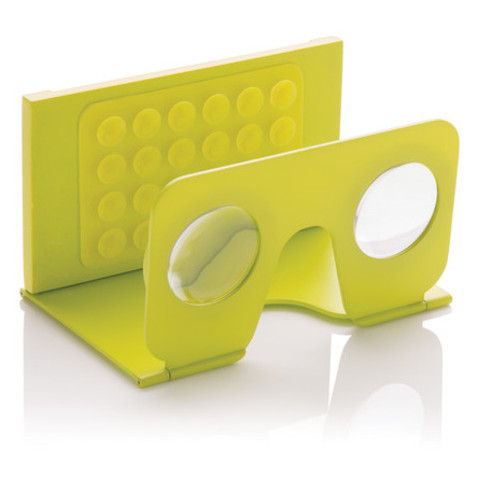 Міні-окуляри Віртуальна реальність для смартфона зелені фото №3