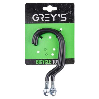 Гак для зберігання велосипеда Greys 6мм (кріплення гайкою) пара (GR60130) фото №3
