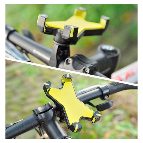 Кріплення для велосипеда Rockbros жовтий (PH-666) фото №3