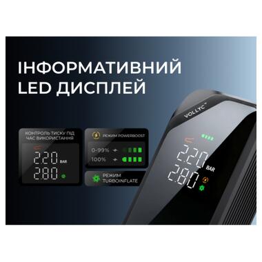 Велосипедный насос Vollyc Evo Tire Pump by Flextail, 150 PSI, 1500 mAh (6975755966946) фото №3