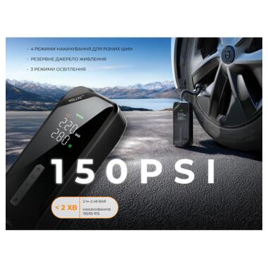 Велосипедный насос Vollyc Evo Tire Pump by Flextail, 150 PSI, 1500 mAh (6975755966946) фото №6