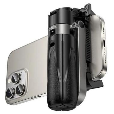 Селфи-монопод HOCO K27 Magic portable mini live broadcast stand Black (6942007654067) фото №6