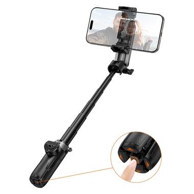 Селфи-монопод HOCO K27 Magic portable mini live broadcast stand Black (6942007654067) фото №4