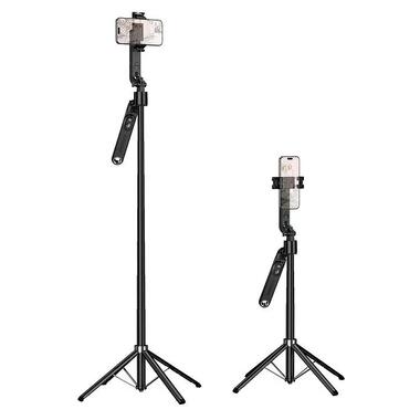 Селфи-монопод HOCO K32 Soporte smart live broadcast holder Black (6942007666824) фото №3