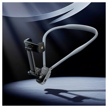 Крепление на шею HOCO K30 Campo neck-hanging holder Black Gray (6942007664639) фото №8