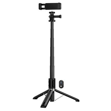 Штатив HOCO K101 Prestigio multifunctional tripod Black (6942007673952) фото №1