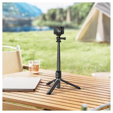 Штатив HOCO K101 Prestigio multifunctional tripod Black (6942007673952) фото №8