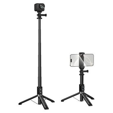 Штатив HOCO K101 Prestigio multifunctional tripod Black (6942007673952) фото №3