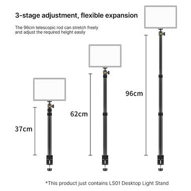 Штатив-держатель Ulanzi Vijim Desktop Extendable Light Stand (UV-2248 LS01) (2248) фото №6