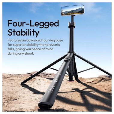Штатив Ulanzi SK-21 Magnetic Auto-Open Tripod (180cm) Black (M103) фото №8