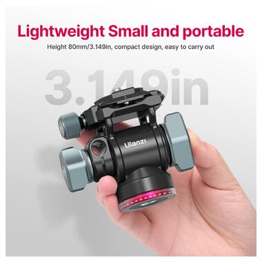 Штативная голова Ulanzi U-190 Hydraulic Head Mini (2895) фото №14