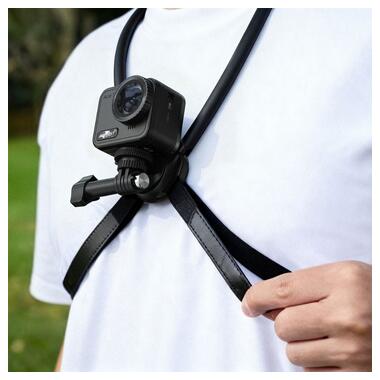 Крепление на шею ACEFAST E37 Air cushion silicone neck-hanging holder Black (6974316285977) фото №7