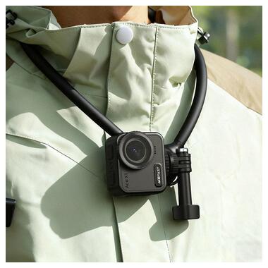 Крепление на шею ACEFAST E37 Air cushion silicone neck-hanging holder Black (6974316285977) фото №8