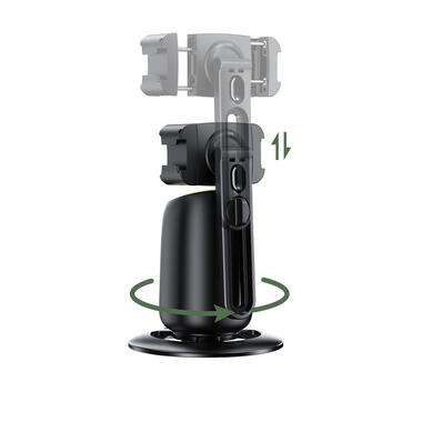 Смарт-штатив ACEFAST E44 360-degree AI intelligent follow-up PTZ Black (6974316286356) фото №4