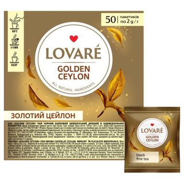 Чай Lovare Golden Ceylon 50х2 г (lv.75435) фото №2