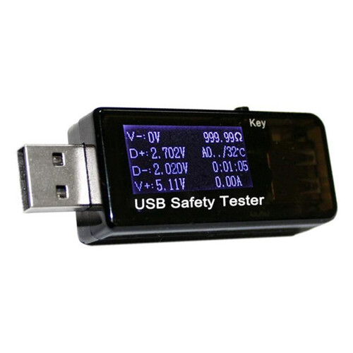Тестер тока напряжения потребляемой энергии 3–30V USB   фото №2