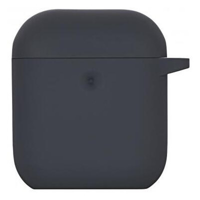 Чохол 2E для Apple AirPods Pure Color Silicone 3.0 мм Carbon Gray (2E-AIR-PODS-IBPCS-3-CGR) фото №1