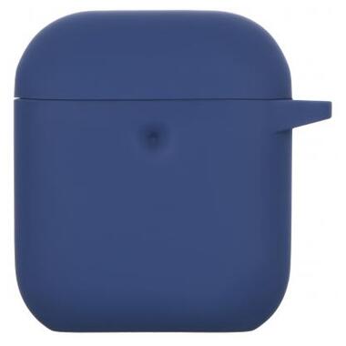 Чохол 2E для Apple AirPods Pure Color Silicone 3.0 мм Navy (2E-AIR-PODS-IBPCS-3-NV) фото №1
