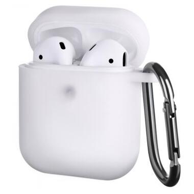 Чохол 2E для Apple AirPods Pure Color Silicone 3.0 мм Star White (2E-AIR-PODS-IBPCS-3-WT) фото №2