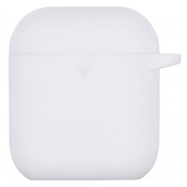 Чохол 2E для Apple AirPods Pure Color Silicone 3.0 мм Star White (2E-AIR-PODS-IBPCS-3-WT) фото №1