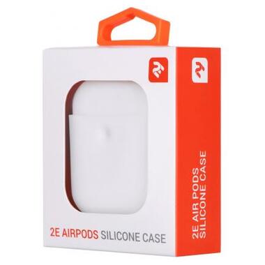 Чохол 2E для Apple AirPods Pure Color Silicone 3.0 мм Star White (2E-AIR-PODS-IBPCS-3-WT) фото №3