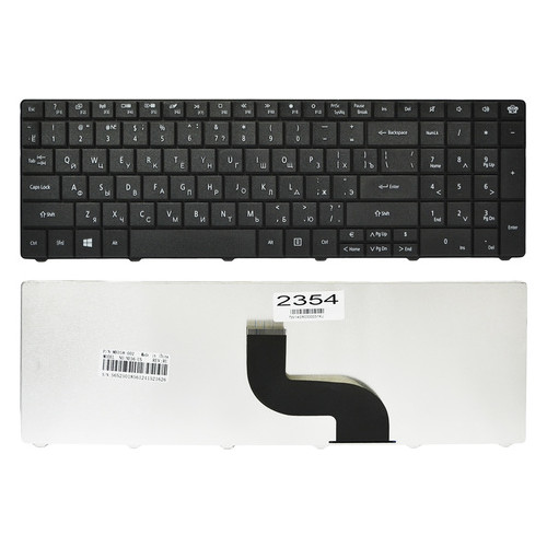 Клавіатура для ноутбука Gateway NE51B NE56R NV59C Packard Bell EasyNote LE11 TE11 LE11BZ TE11BZ чорна (MP-09G33SU-6982) фото №1